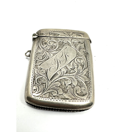 51 - Antique silver vesta case