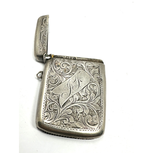 51 - Antique silver vesta case