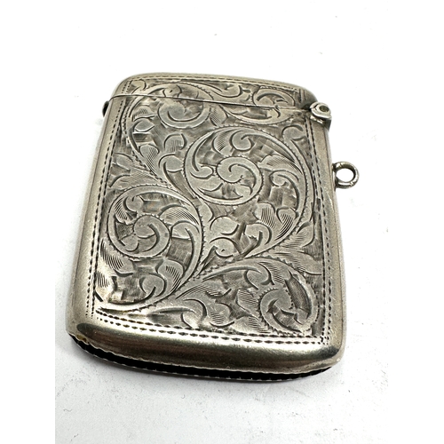 51 - Antique silver vesta case