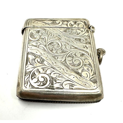 56 - Antique silver vesta case weight 31g