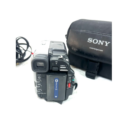 4 - Sony DCR-TRV270E digital video camera recorder with case - untested