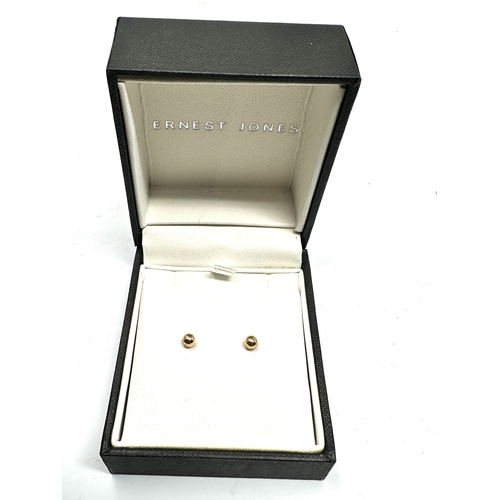 65 - Ernest jones 9ct gold ball stud earrings