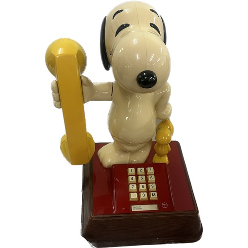 28 - Vintage 1976 Snoopy & Woodstock Digital Landline Phone in original box- untested