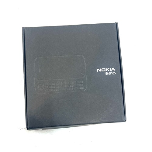 524 - Vintage Nokia N97 Nseries mobile phone in original box with leads - untested