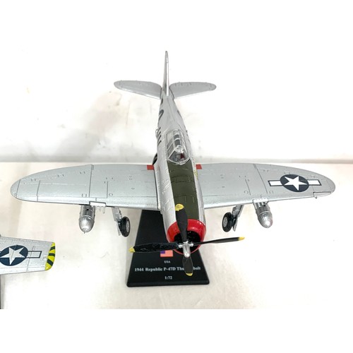 68 - Selection of six Royal Air force diecast models and stands