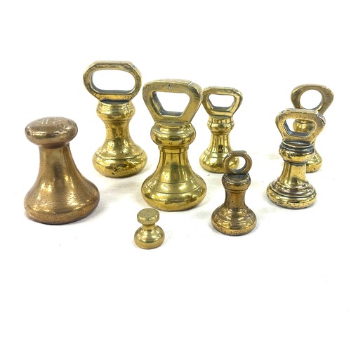 534 - Selection of brass weights