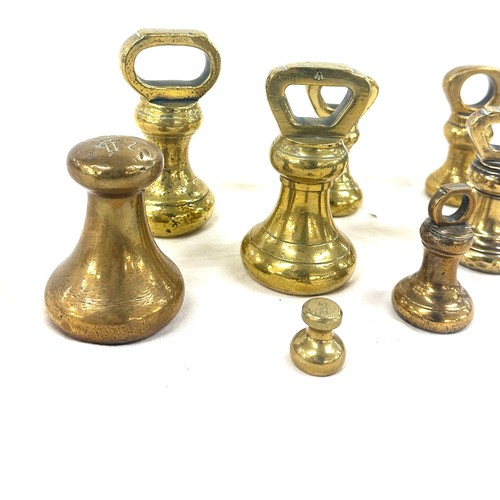 534 - Selection of brass weights