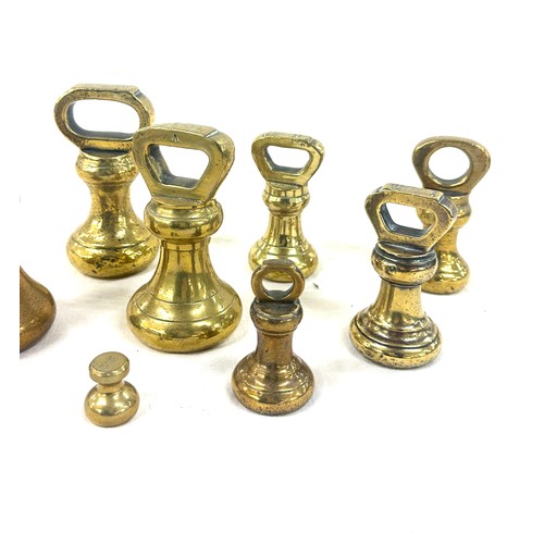 534 - Selection of brass weights