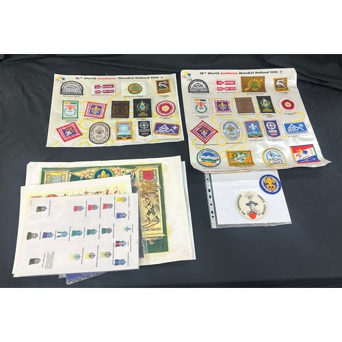 75 - Selection of vintage boy scouts cloth badges