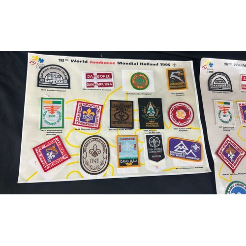 75 - Selection of vintage boy scouts cloth badges