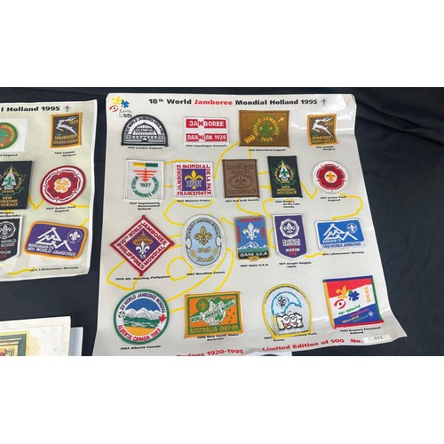 75 - Selection of vintage boy scouts cloth badges