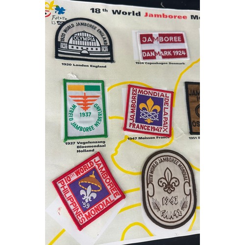 75 - Selection of vintage boy scouts cloth badges