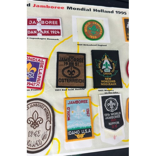 75 - Selection of vintage boy scouts cloth badges