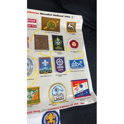 75 - Selection of vintage boy scouts cloth badges