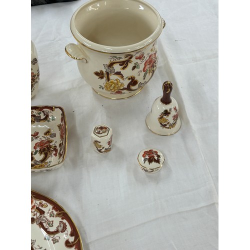 57 - Selection of Masons pottery Brown Velvet