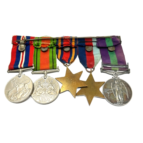 402 - Mounted G.S.M Palestine ww2 medal group wounded in burma 3598248 pte j.d tomlinson border reg