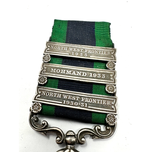 409 - GV I.G.S Medal to mohmand 1933 n.w.f 1930-31 n.w.f 1935 to 11226 sep Faiz mohd 5-10 Baluch