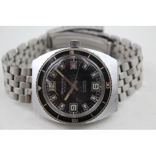 356 - Mens Vintage Spendid Divers Style Watch Automatic Working