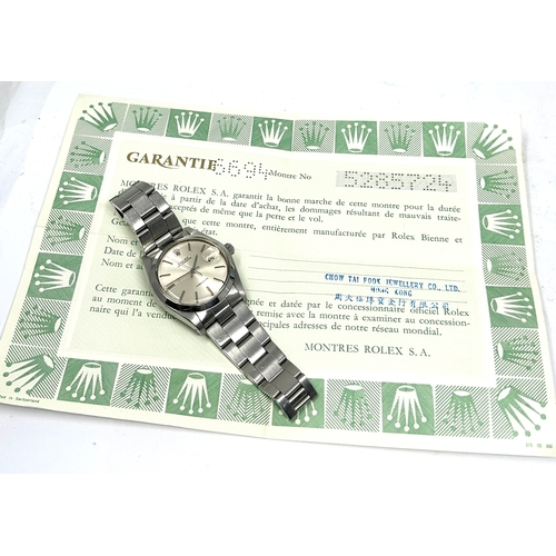 358 - Vintage Gents Rolex Oysterdate Precision s/steel wristwatch case measures approx 35mm overall good c... 