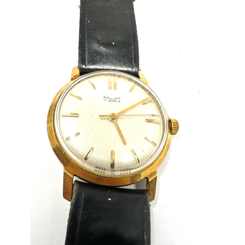 360 - Vintage poljot gents wristwatch the watch is ticking