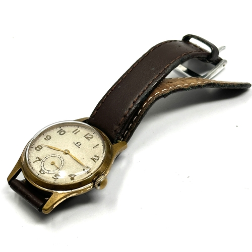 363 - Vintage gents omega wristwatch the watch is ticking