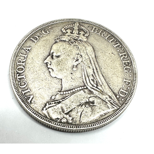 451 - Victorian 1889 silver crown