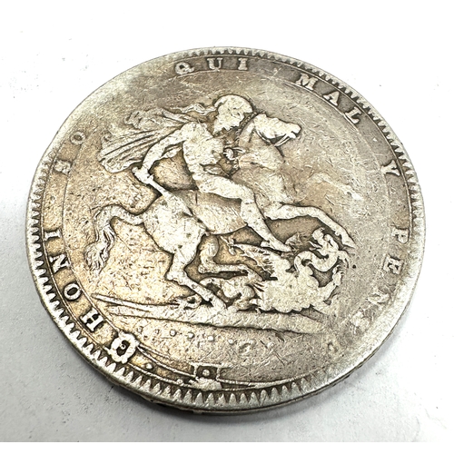 454 - Georgian 1820 silver crown