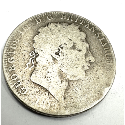 457 - Georgian 1819 silver crown