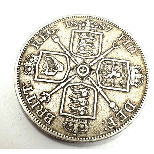 458 - Victorian 1887 double florin