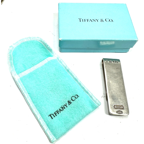 21 - Boxed Tiffany & Co silver money clip