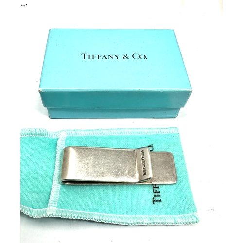 21 - Boxed Tiffany & Co silver money clip