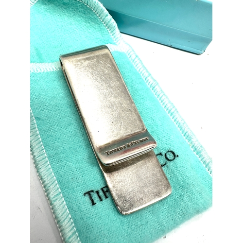 21 - Boxed Tiffany & Co silver money clip