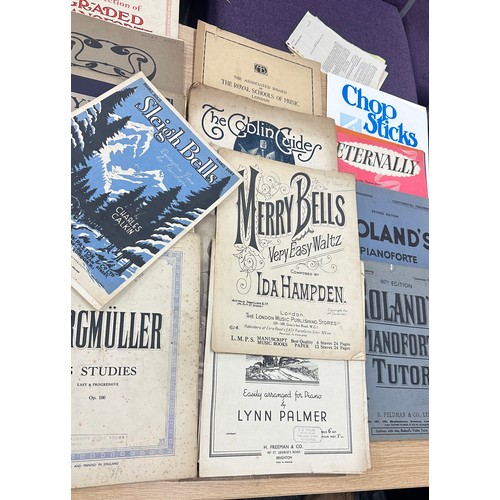 98 - Selection of vintage and later music sheets