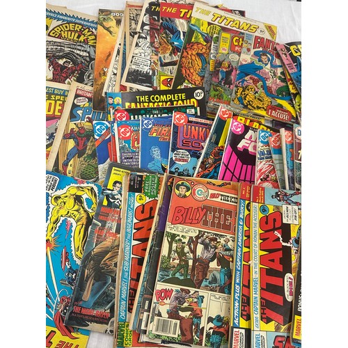 573 - Large selection of assorted vintage and later comics to include Marvel etc