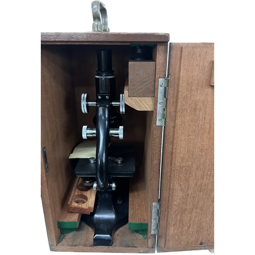 128 - Two cased Microscopes