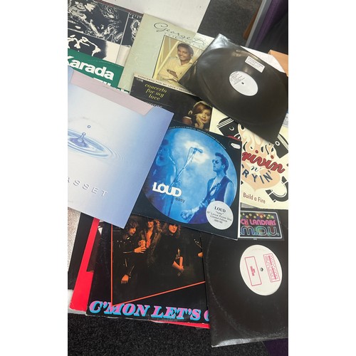 223 - Large selection of assorted vinyl LPS to include ' Liquid Asset', ' Karada', ' Nina Hagen' etc