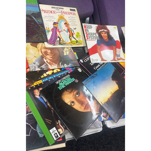 205 - Large selection of assorted vinyl LPS to include ' Cliff Richard', signed ' Tzant Bounce with the Ma... 