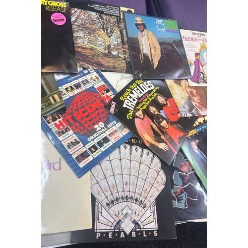 205 - Large selection of assorted vinyl LPS to include ' Cliff Richard', signed ' Tzant Bounce with the Ma... 