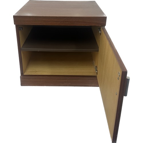 312 - Bedside table with storage measures approximately 18 inches tall x 20 wide and 17 deep