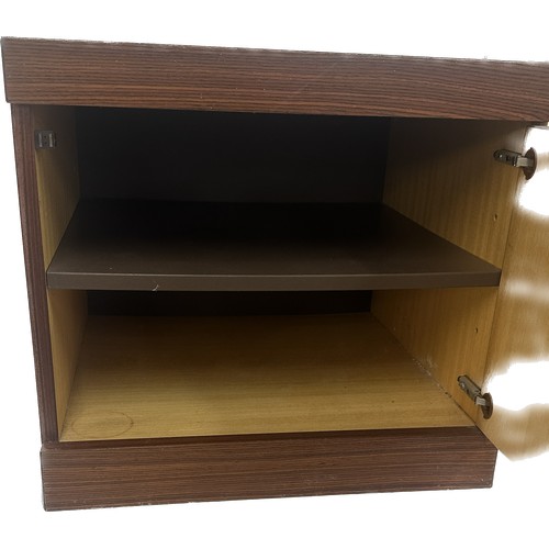 312 - Bedside table with storage measures approximately 18 inches tall x 20 wide and 17 deep