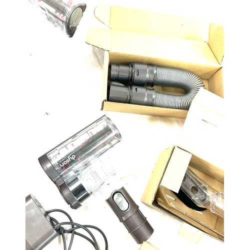 163 - Dyson cordless hoover with various attachments - untested