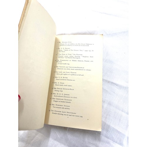 520 - List of wedding gifts the princess Elizabeth wedding st James Palace book