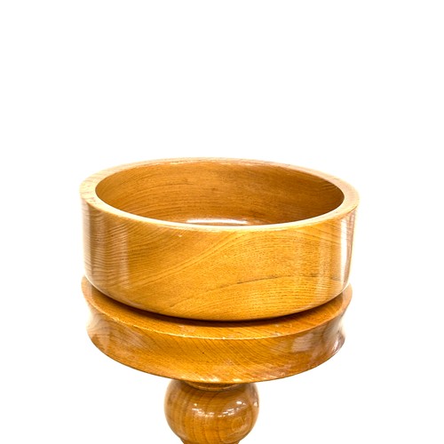 320 - Pine cathedral christening bowl 30 inches tall