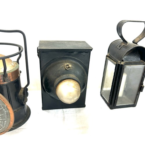 239 - Five vintage lanterns