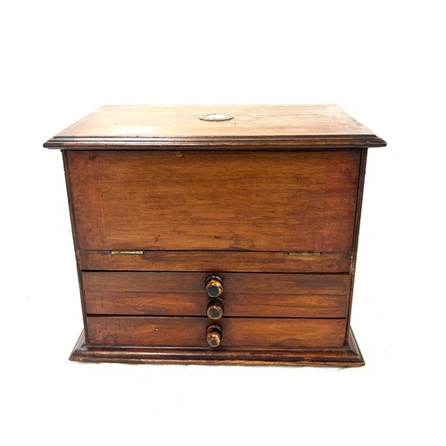 73 - Vintage mahogany apothecary box