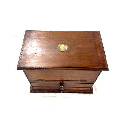 73 - Vintage mahogany apothecary box