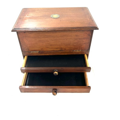 73 - Vintage mahogany apothecary box