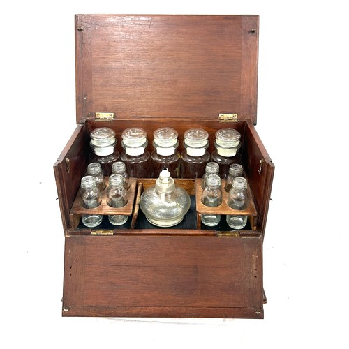 73 - Vintage mahogany apothecary box