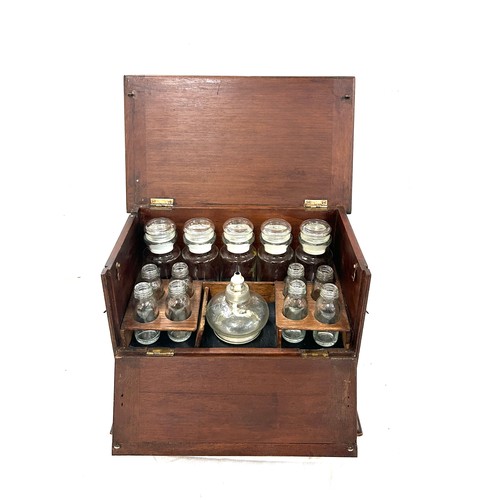 73 - Vintage mahogany apothecary box