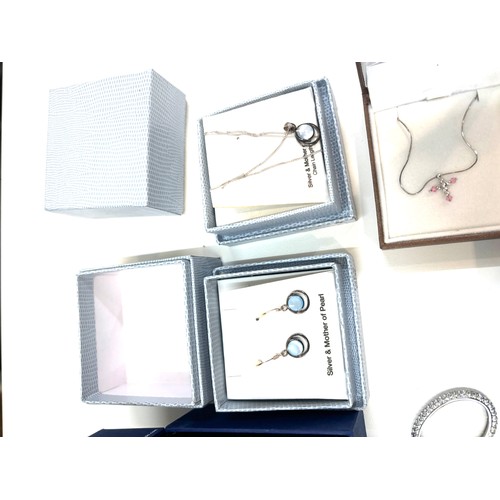 469 - Selection of boxed silver and costume jewellery includes Swarovski etc